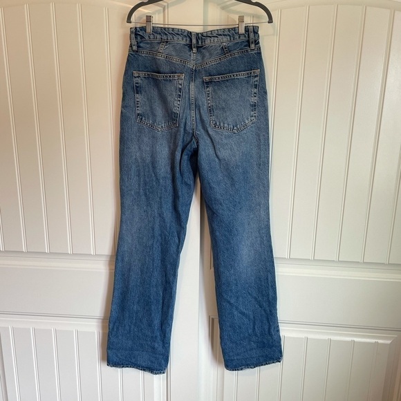 Free people straight high rise distressed jeans 29 - Picture 2 of 9